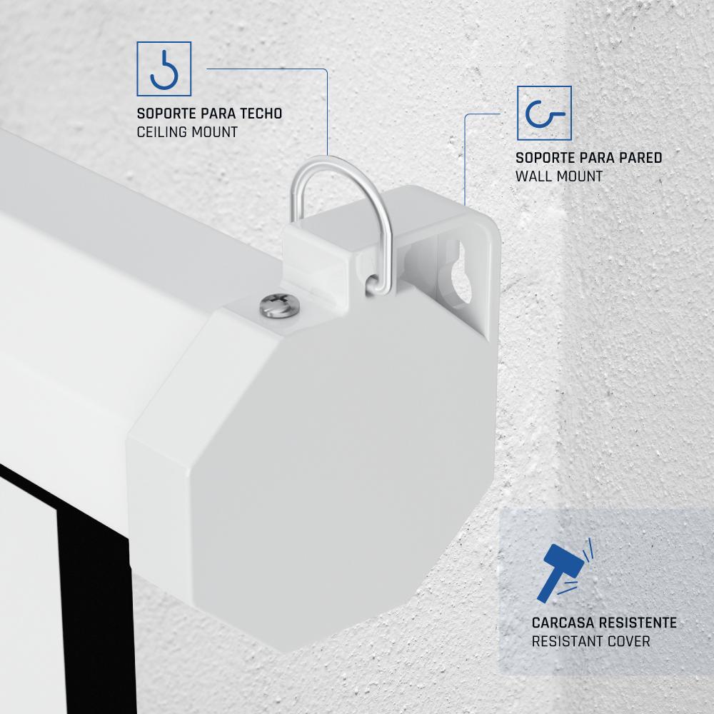 Infortisa Image 3 - iggual Pantalla manual 16:9 72" 159x89 cm