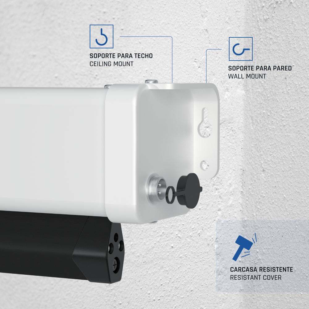 Infortisa Image 2 - iggual Pantalla eléc tensionada 16:9 92" 203x114cm