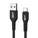 Infortisa Image 3 - iggual Cable USB-A a tipo C 3A 180 cm trenzado