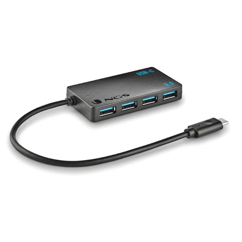 Infortisa Image 1 - NGS Wonder 4 Hub 4 puertos usb-c