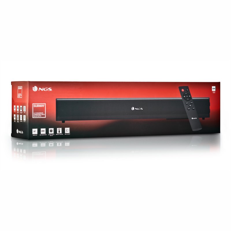 Infortisa Image 1 - NGS SUBWAY BARRA SONIDO 40W BT ENTRADA OPTICA