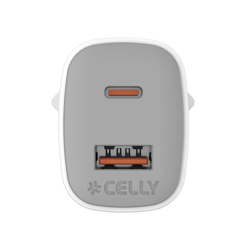 Infortisa Image 2 - Celly Cargador Gan  1USB 1USBC 35w WH