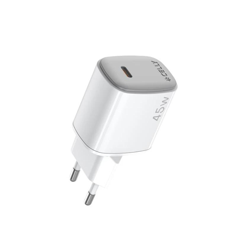 Infortisa Image 1 - Celly Cargador  45W Usb-C + Cable Usb-C