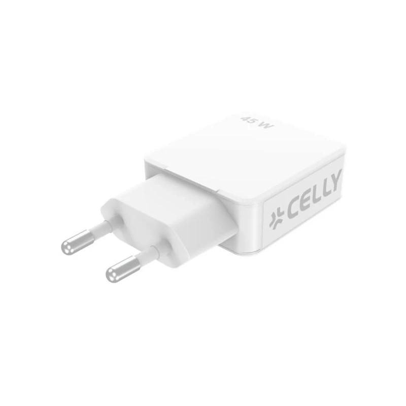 Infortisa Image 1 - Celly Cargador  1 Usb-C 1 Usb- A 45w