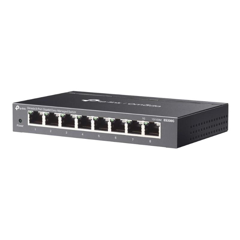 Infortisa Image 1 - TP-Link ES208G Switch 8xGbE Acero Desktop