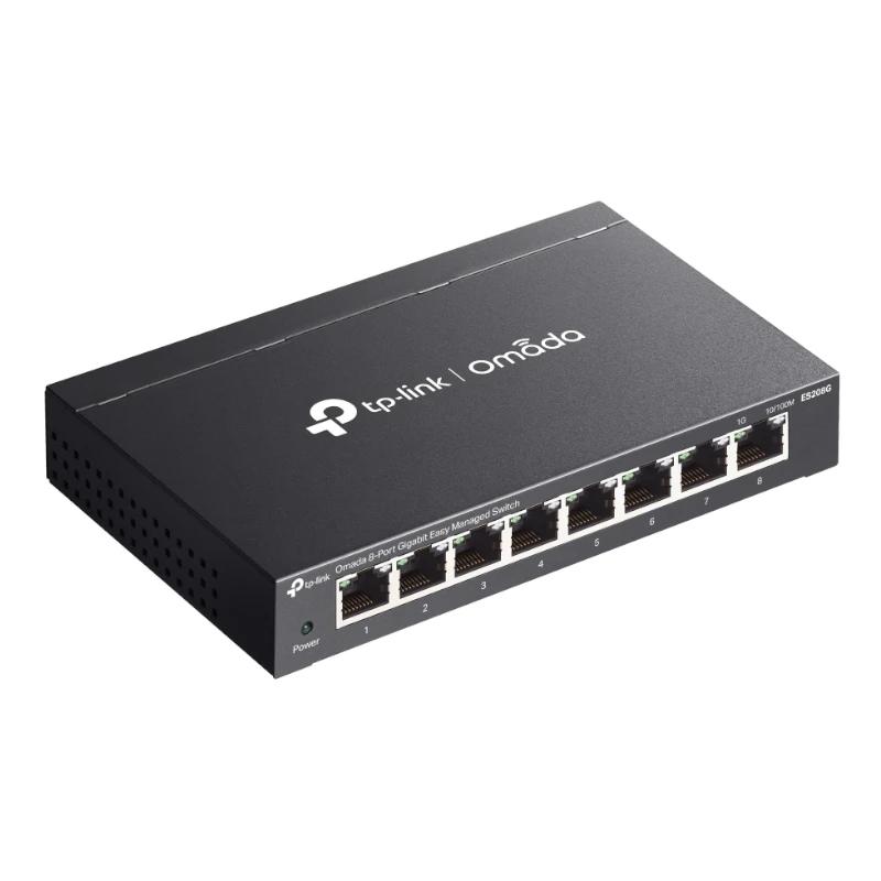 Infortisa Image 2 - TP-Link ES208G Switch 8xGbE Acero Desktop