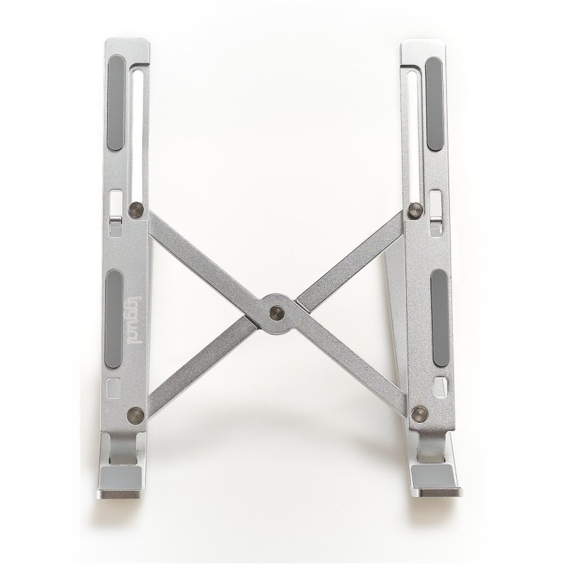 Infortisa Image 1 - iggual Soporte elevador plegable portátil 17 plata