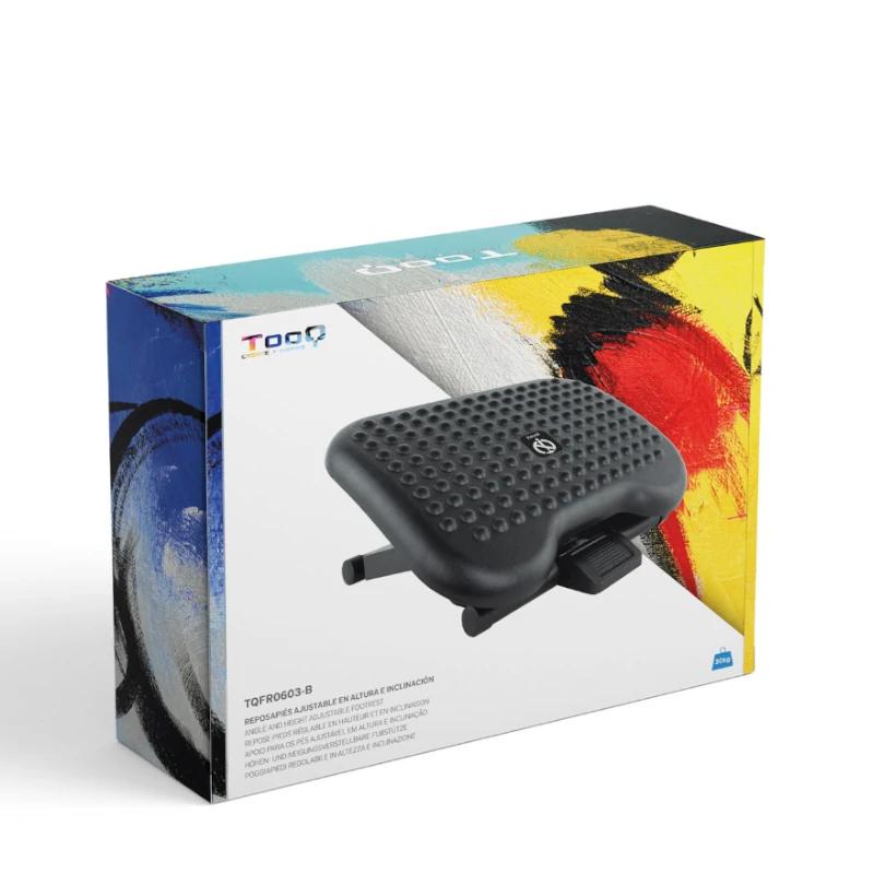 Infortisa Image 3 - Tooq Reposapiés ajustable confort Negro