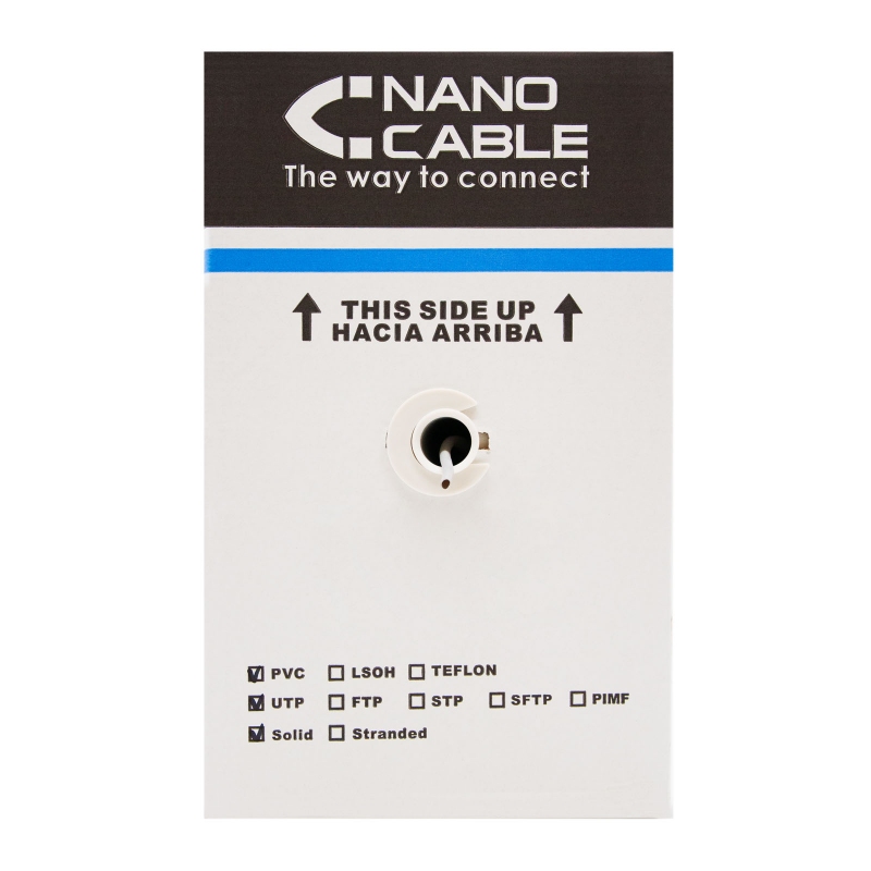 Infortisa Image 1 - Nanocable Bobina  RJ45 CAT5E UTP Flexible 305Mts