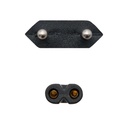 Infortisa Image 1 - Nanocable Cable Alim. forma 8 CEE7/16/M-C7/H, 1.5m