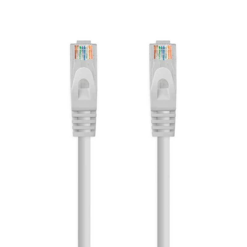 Infortisa Image 1 - Nanocable Latiguillo Cat. 6A LSZH/UTP 1,5 M Gris