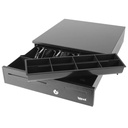 Infortisa Image 2 - iggual Cajón portamonedas IRON-20 42cm 4+8 negro