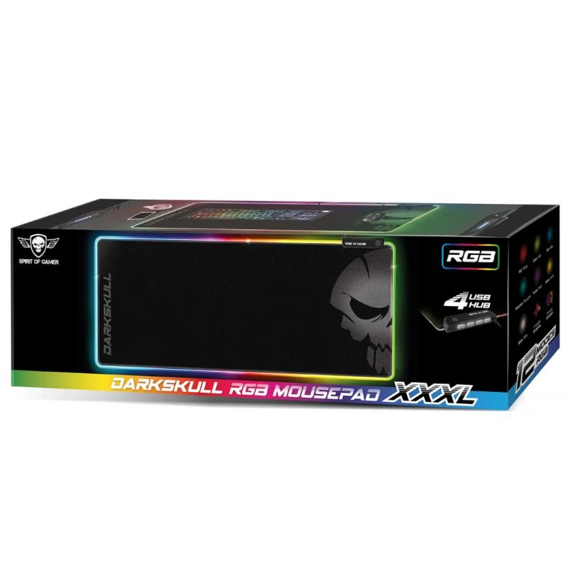 Infortisa Image 1 - Spirit of Gamer Alfombrilla DarkSkull RGB+HUB XXXL