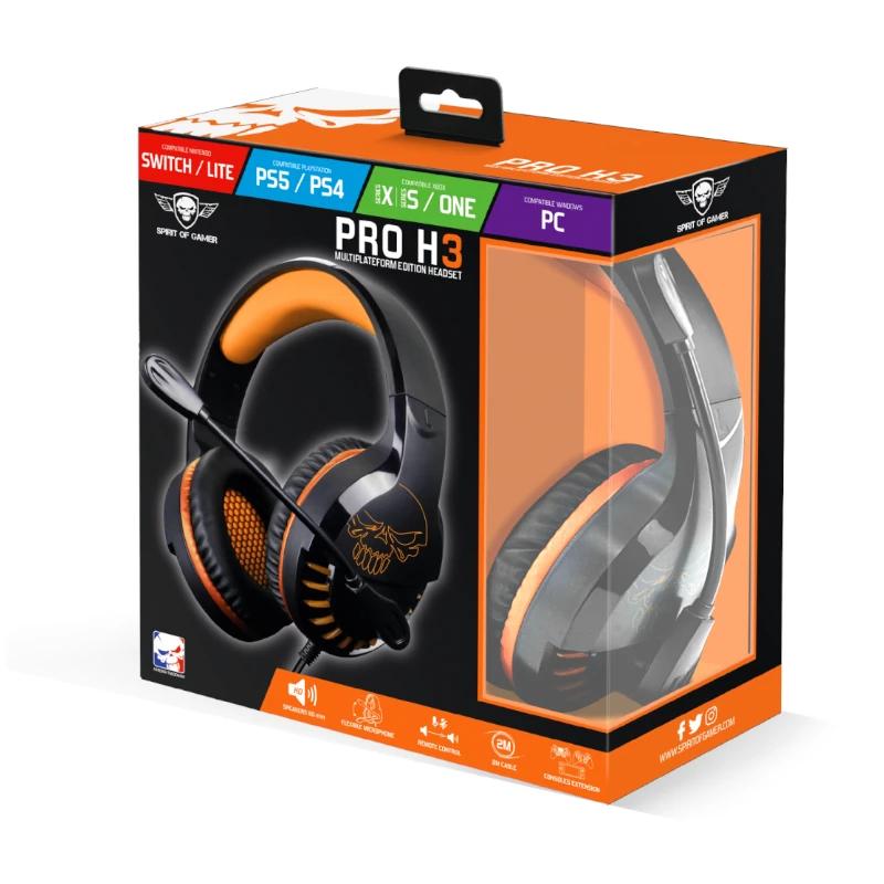 Infortisa Image 2 - Spirit of Gamer Auricular Pro H3 Multiplateforme