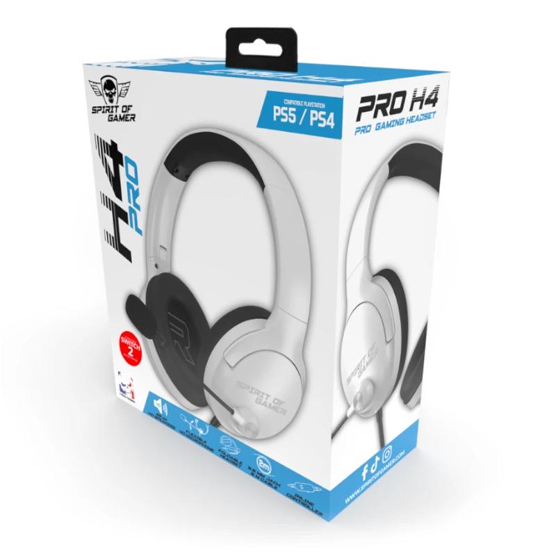 Infortisa Image 1 - Spirit of Gamer Auricular Pro H4 Blanco