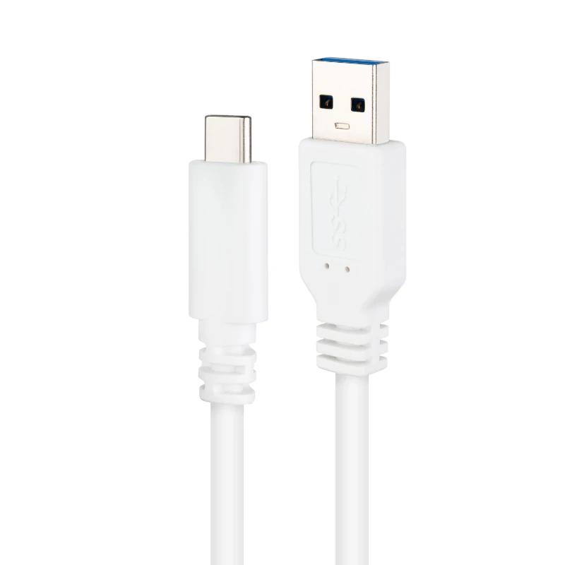 Infortisa Image 1 - Nanocable Cable USB 3.1 Gen2 USB-C/A 2 M Blanco