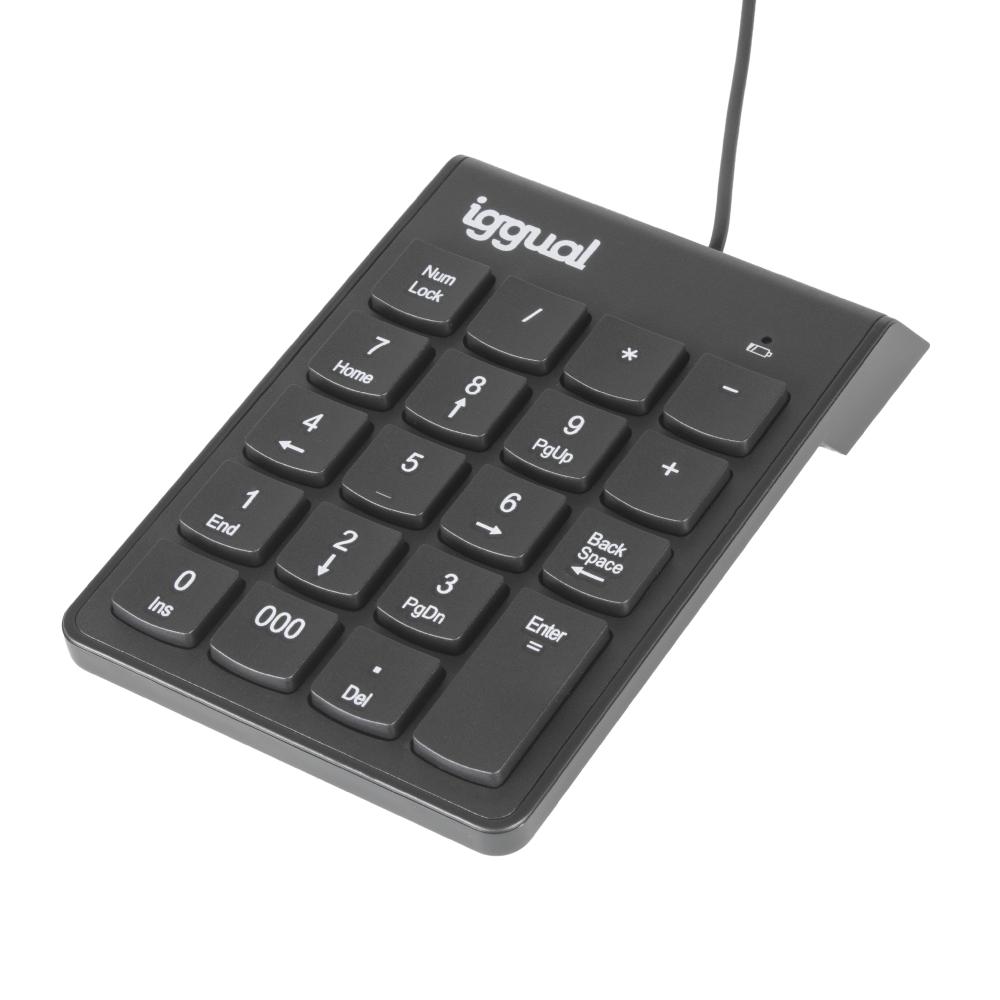 Infortisa Image 2 - iggual Teclado numérico USB CK-NUM-19T negro