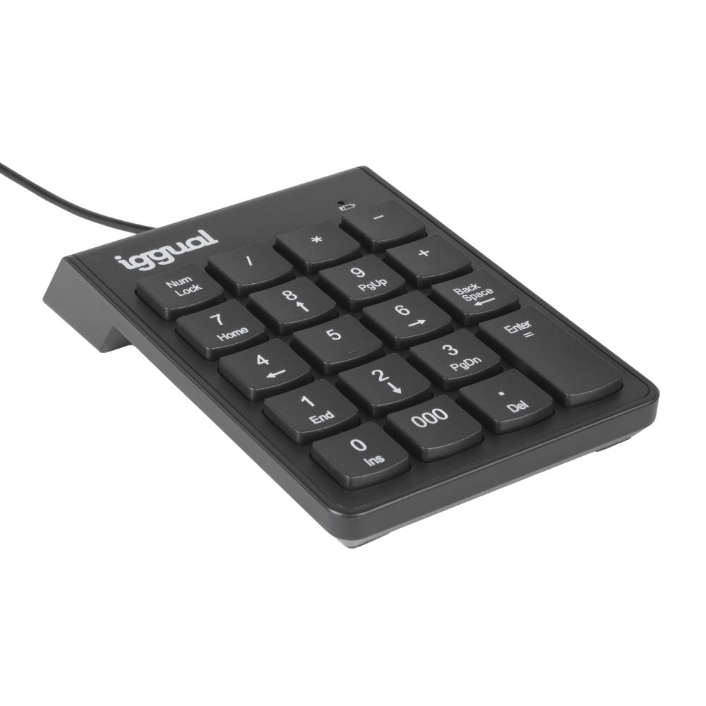 Infortisa Image 3 - iggual Teclado numérico USB CK-NUM-19T negro