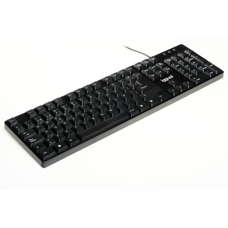 Infortisa Image 1 - iggual Teclado USB estándar CK-FRAMELESS-105T