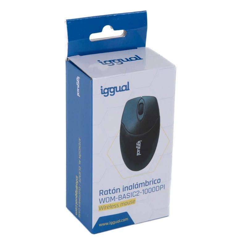 Infortisa Image 3 - iggual Ratón inalámbrico WOM-BASIC2-1000DPI negro