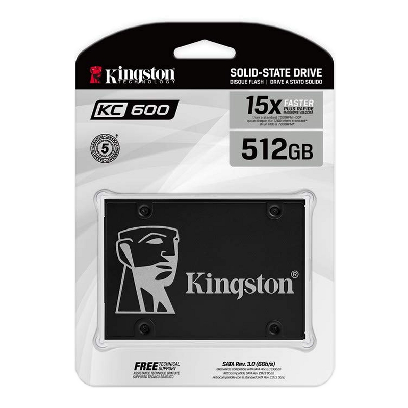 Infortisa Image 3 - Kingston SKC600/512G SSD NAND TLC 3D 2.5"