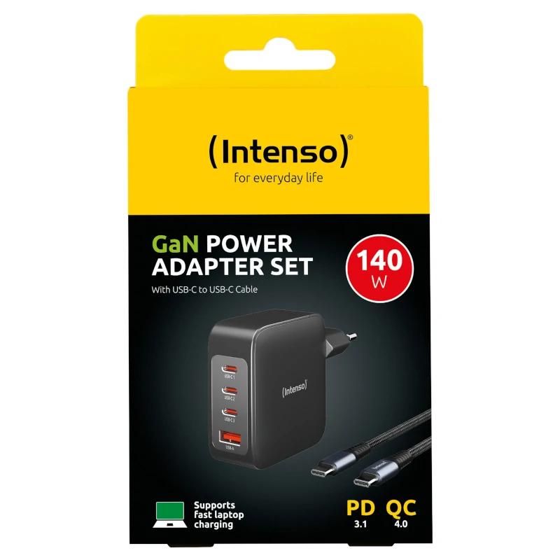 Infortisa Image 1 - Intenso | KIT Cargador GaN W140A3C + Cable USB-C