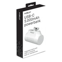 Infortisa Image 1 - Celly Powerbank Compacta Usb-C 5000 mAh Blanca