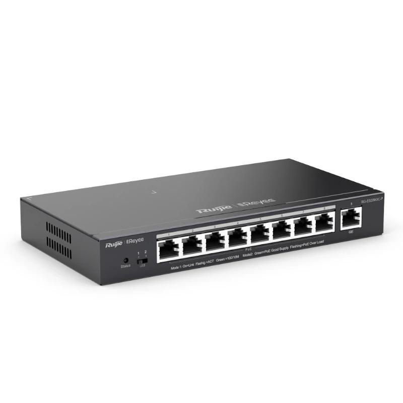Infortisa Image 1 - Reyee ES209GC-P Switch 9xGbE (8 PoE/POE+) 120W