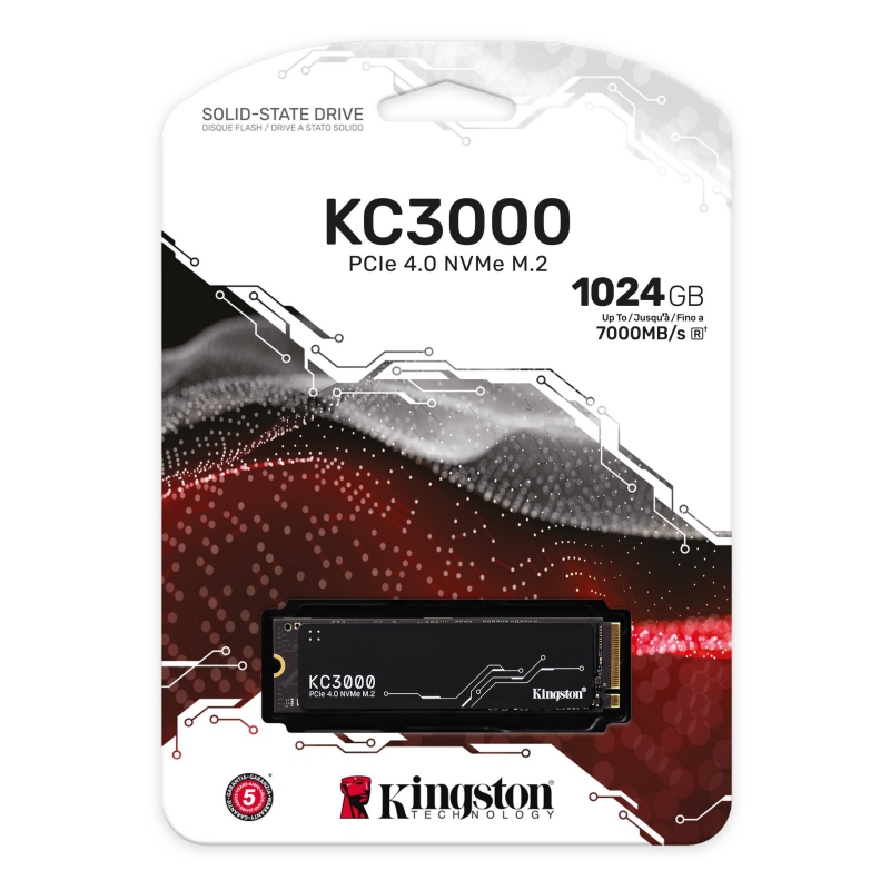 Infortisa Image 1 - Kingston SKC3000S/1024G SSD 1024GB NVMe PCIe 4.0