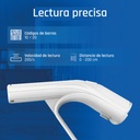 Infortisa Image 1 - iggual Lector código barras 2D USB botón blanco