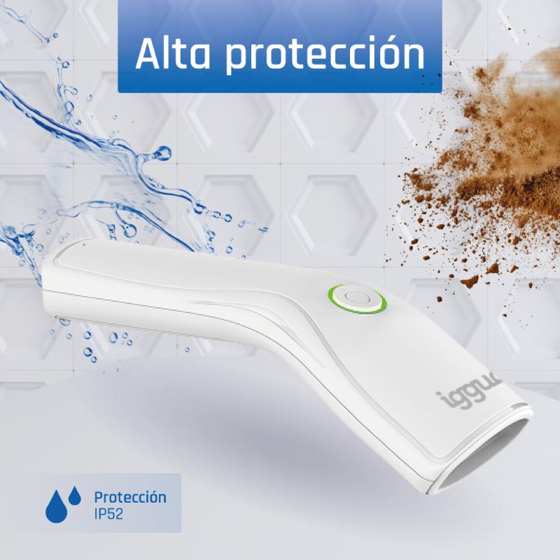 Infortisa Image 5 - iggual Lector código barras 2D USB botón blanco