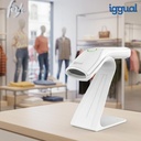 Infortisa Image 6 - iggual Lector código barras 2D USB botón blanco