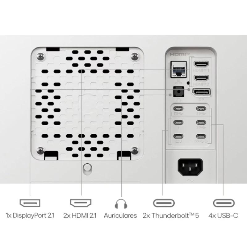 Infortisa Image 2 - LG 40U990A-W Monitor 40" Nano IPS 5K 120Hz 5ms MM