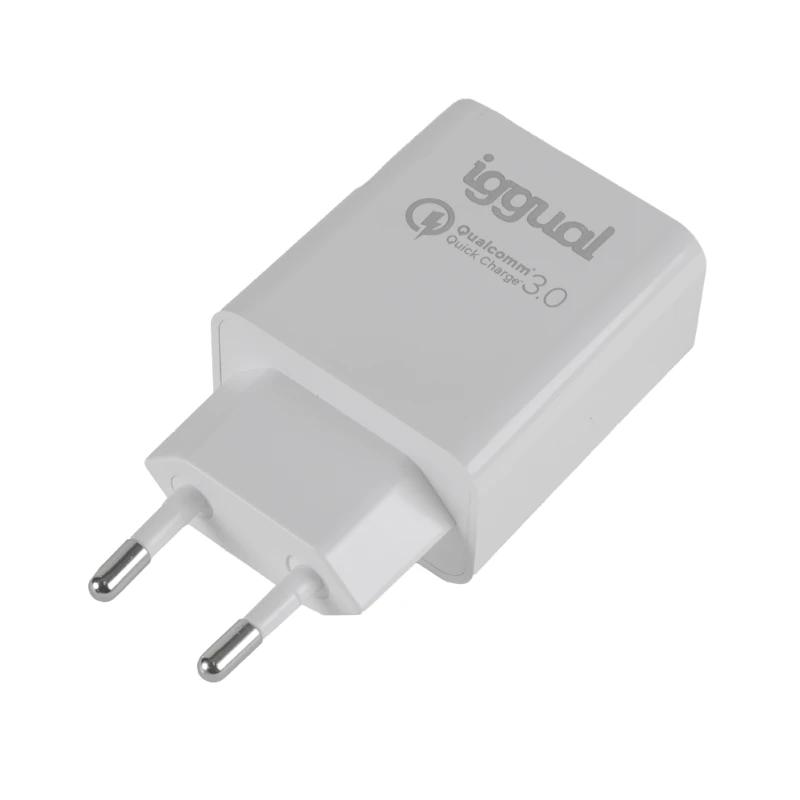 Infortisa Image 3 - iggual Cargador doble USB QC3.0 + tipo C PD 20W