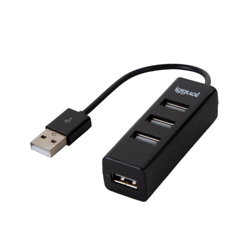 Infortisa Image 1 - iggual Hub USB 2.0 x 4 puertos HUB-A-4p