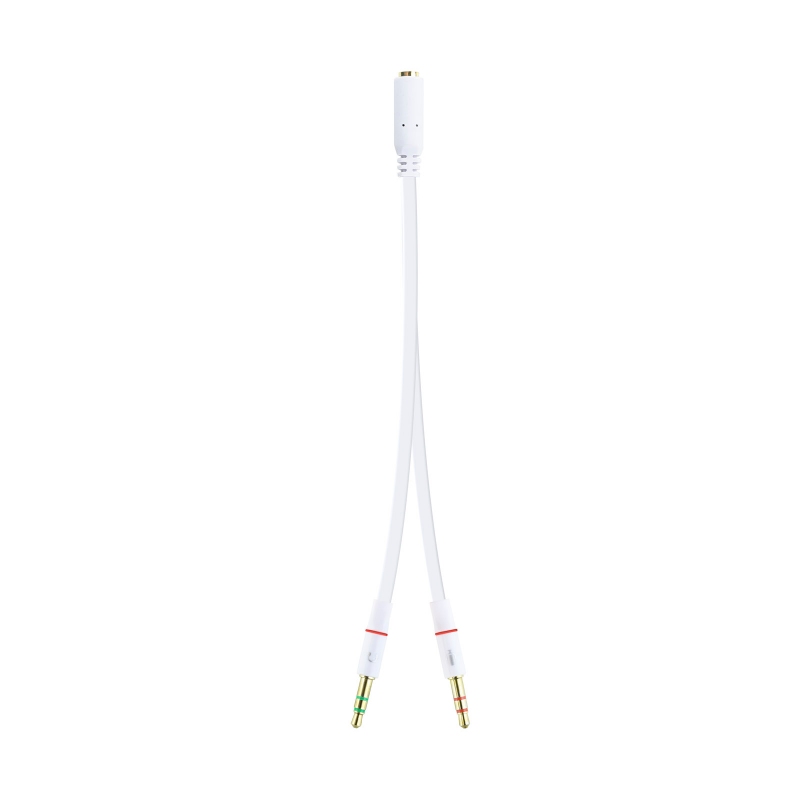 Infortisa Image 1 - Nanocable Cable Audio Jack 3.5/H 2xJack 3.5/M 20cm
