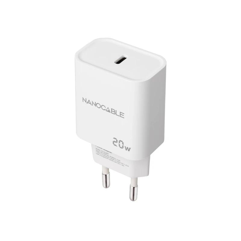 Infortisa Image 1 - Nanocable Cargador pared USB-C PD 20W Blanco