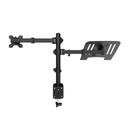 Infortisa Image 3 - COOLBOX Soporte Monitor+Portátil Monobrazo Acero