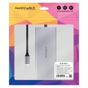 Infortisa Image 3 - Nanocable Hub 12en1 USB-A/C+HDMI+DP+RJ45+TF+SD+AU