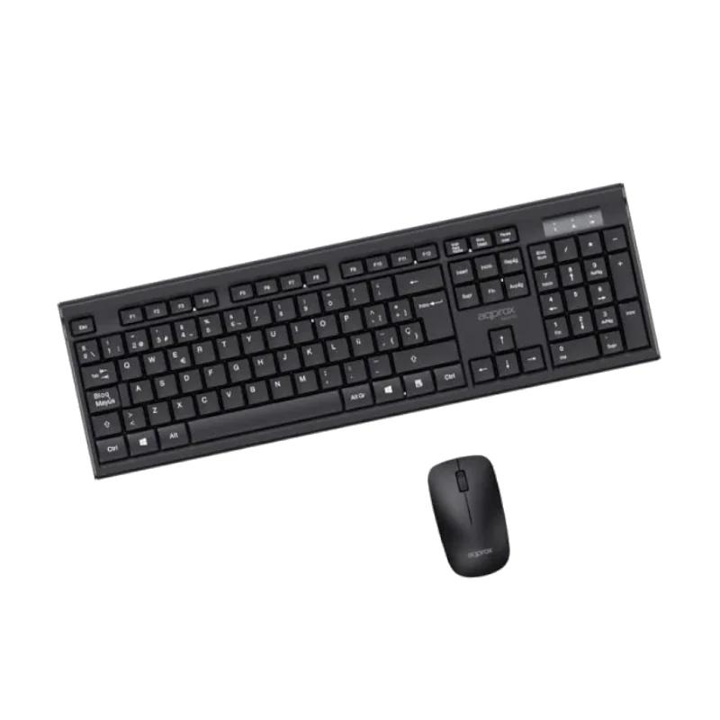 Infortisa Image 1 - APPROX Teclado+raton inal. MX410 Negro