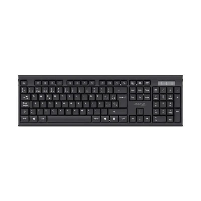 Infortisa Image 3 - APPROX Teclado+raton inal. MX410 Negro