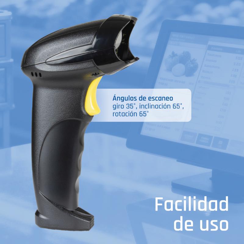 Infortisa Image 4 - iggual Lector código barras 1D Bluetooth WiFi 2.4G