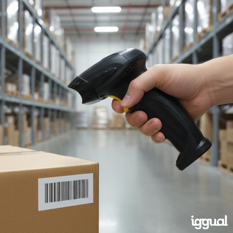 Infortisa Image 5 - iggual Lector código barras 1D Bluetooth WiFi 2.4G