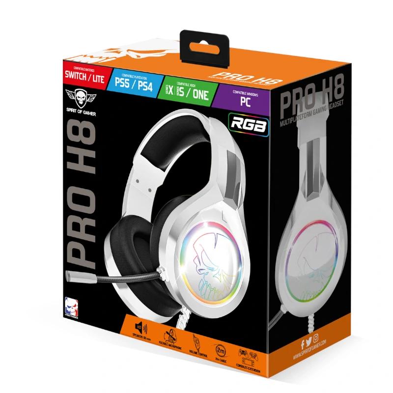 Infortisa Image 1 - Spirit of Gamer Auricular Pro-H8 white