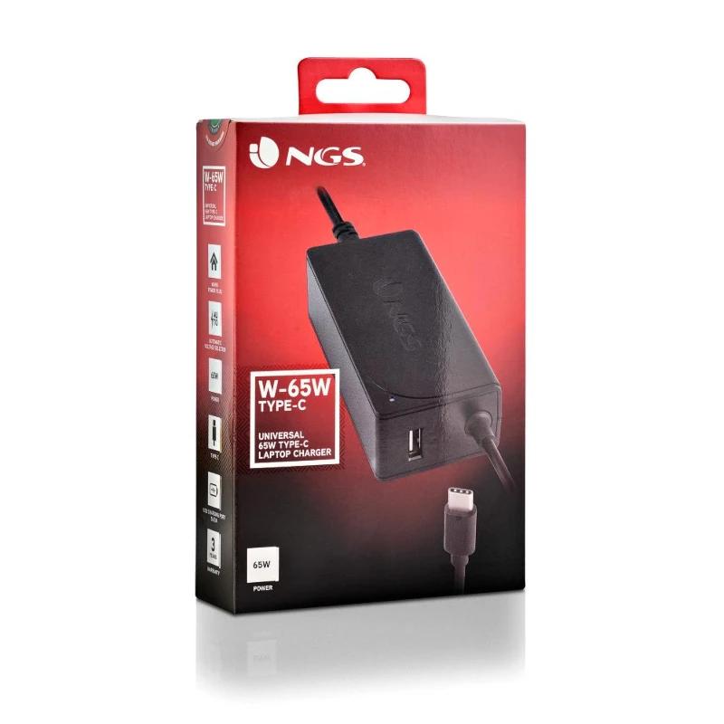 Infortisa Image 3 - NGS CARGADOR PARA PORTATIL 65W USB C 20V/3,25A