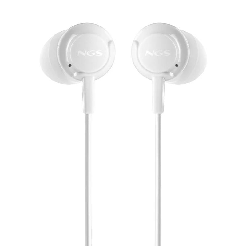 Infortisa Image 2 - NGS Auricular CROSSDRIFT Blanco cable JACK 3.5 Mm