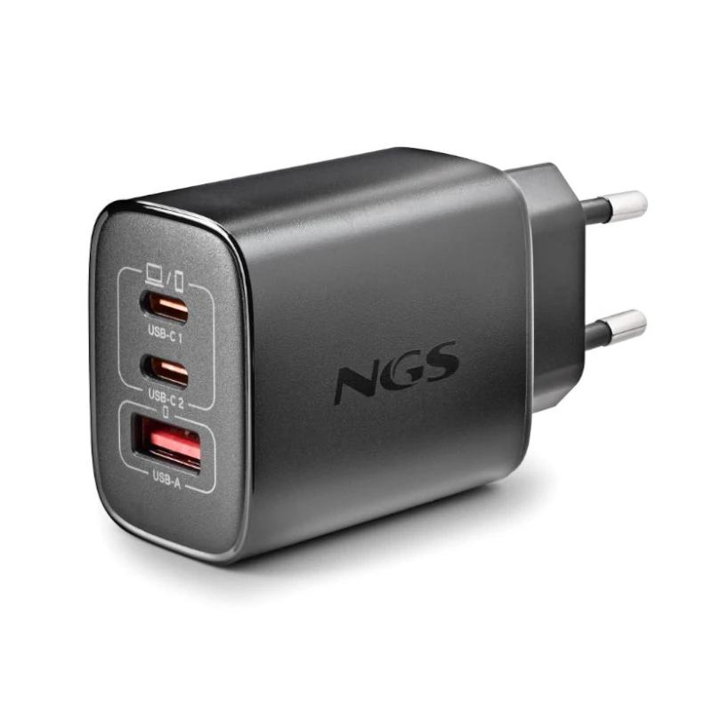 Infortisa Image 1 - NGS CARGADOR GAN ULTRARAPIDO 65W USB-C+ USB-A