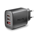 Infortisa Image 1 - NGS CARGADOR GAN ULTRARAPIDO 65W USB-C+ USB-A
