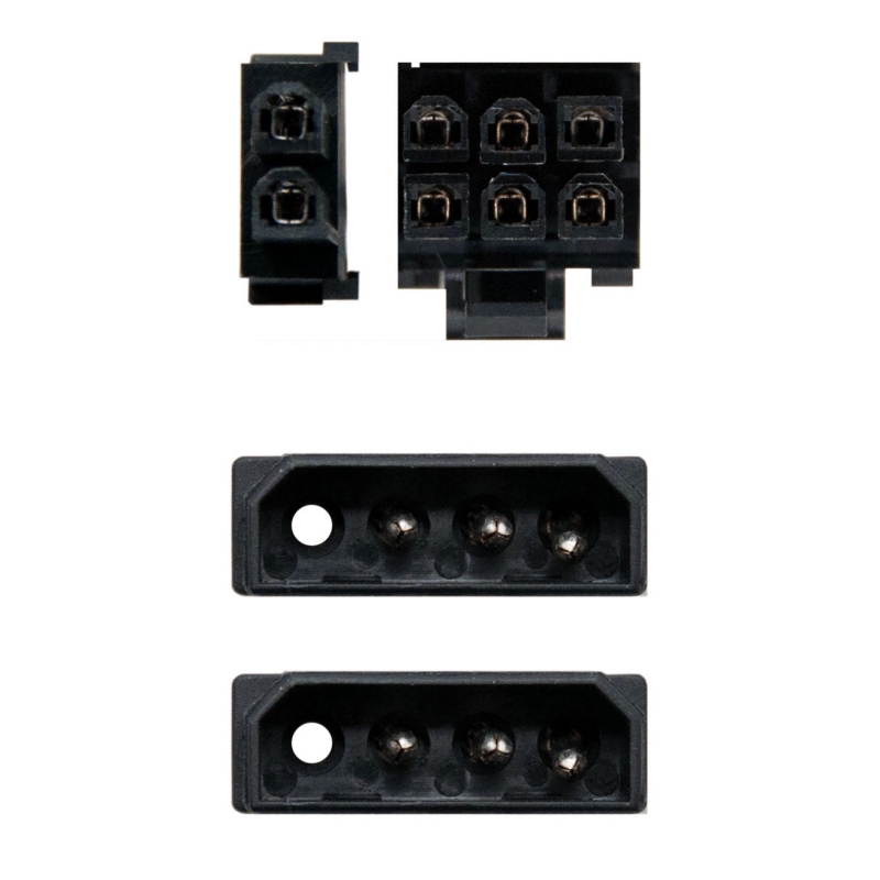 Infortisa Image 1 - Nanocable Cable VGA 2x5.25"/M-PCI-E(6+2PIN)/M 20cm