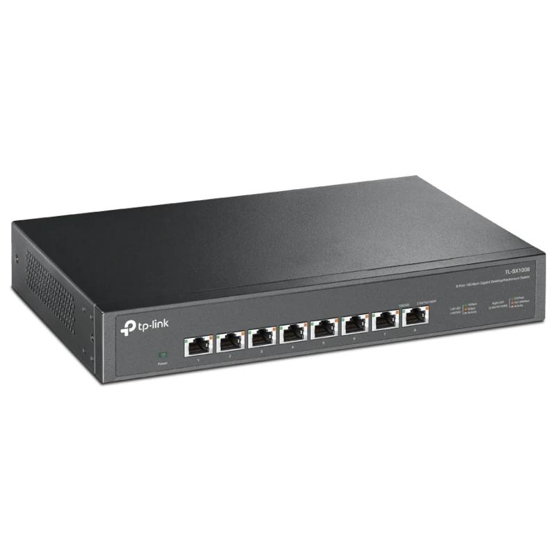 Infortisa Image 1 - TP-Link TL-SX1008 Switch 8x10G mGb 1U Metal